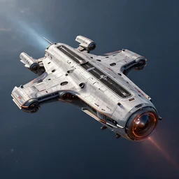 octane render, high quality, unreal engine 5, spaceship