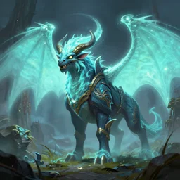 mount epic chittering animite screenshot world of warcraft mounts worldboss bioluminecant light concept sketch art and by feng zhu alena aenami artworks in 4 k beeple, by thomas kinkade heartstone overwatch blizzard 3 d rtx hdr