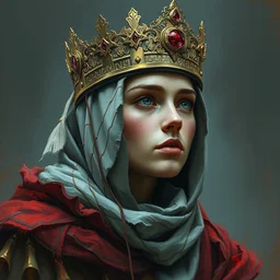 queen portrait, ismail inceoglu