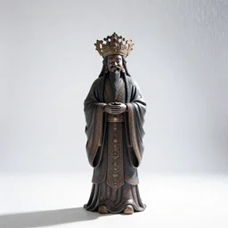 cheerful rain deity, studio photography, full body, standing, isolated on a pure white background, centered, whole figure in frame, sharp focus, studio lighting