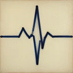 ekg, painting by sol lewitt