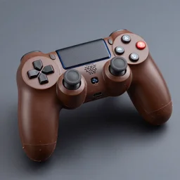 a ps 4 controller made out of chocolate, realistic, hd,