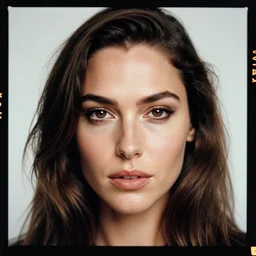 kodak portra 4 0 0, 8 k, highly detailed, britt marling style, mario testino style, 3 / 4 photographic close - up face of a beautiful gal gadot with 1 9 7 0 s hairstyle, 1 9 7 0, 1 9 7 0 s style, symmetrical, hasselblad x 1 d - 5 0 c, medium format, soft light
