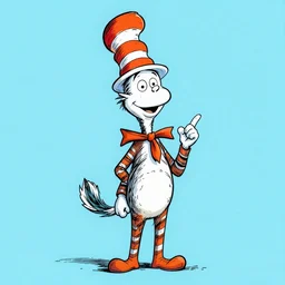 a creature, drawn by dr. seuss, 8 k, illustration