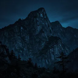 The mountain gods lurk in the night