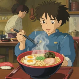 hayao miyazaki studio ghibli ramen and sushi cooking anime