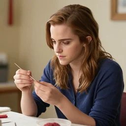emma watson as a Needle felting