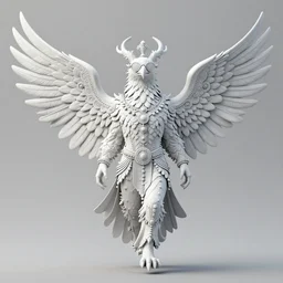 highly lifelike full body outline with eagles wings regalia adornments rayshade hdr into infinity, axonometric fantasy intricate elegant of latent space, lush volumetric lighting 3 d modelling