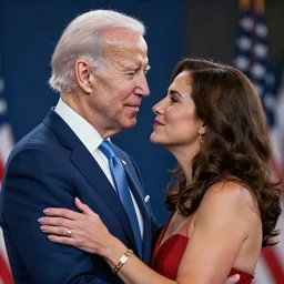 joe biden being in love with joe biden, lovely, ultrarealistic