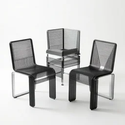 stylized voronoi chairs