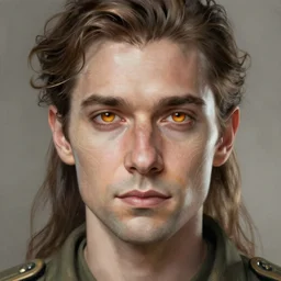 Benny Gantz as a fantasy magic man portrait, sci-fi, amber eyes, face, fantasy, intricate, elegant, highly detailed, digital painting, artstation, concept art, smooth, sharp focus, illustration, art by artgerm and greg rutkowski and alphonse mucha