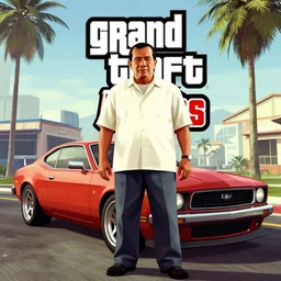 Jokowi in Grand Theft Auto San Andreas cover art