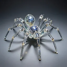 breathtaking intricate arachprismstarcraft strous glass sculptures sculpted ethereal starcraft glass demon spiders sculptures stunning resin ethereal vengecreations spider hikari sculptures