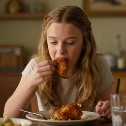millie bobby brown eating finn wolfhards chicken