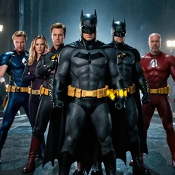 Batman and other avengers, movie still