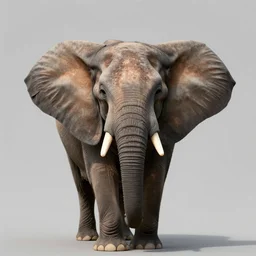 elephant with the face of Joe Biden,
