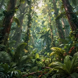 reclaimed by nature by beeple, rainforest lightpaint gem, archdaily, wallpaper, highly detailed, trending on artstation.