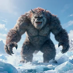 photo of A (gigantic) monster trapped under the ice