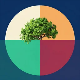 environment art, triadic color scheme