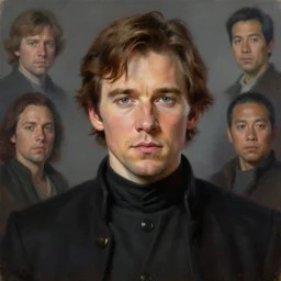 painting portrait of Ethan Hawke dressed as general in Star Wars, sharp focus, waist up, trending on ArtStation, masterpiece, by Greg Rutkowski, by Ross Tran, by Fenghua Zhong, octane, clear eyes, soft render, clear facial features, oil on canvas, moody lighting, cinematic, professional environment concept art