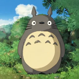 a still of totoro in Only Yesterday 1991 animation by Studio Ghibli