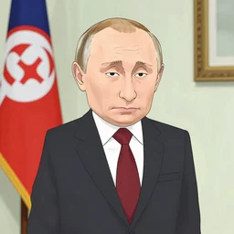 Putin in Beavis and Butt-head cartoon