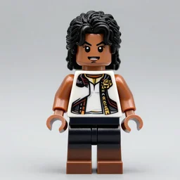 lego figure of michael jackson, dark skin tone, hd