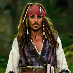 film still of kanye west!!! as jack sparrow in pirates of the caribbean