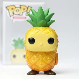 a funko pop of a pineapple