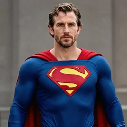 bradley cooper without beard, but he has blonde hair, and he is playing superman