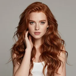 a very beautiful and attractive ginger girl