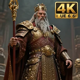 emperor of mankind, hd, hdr, ue 5, ue 6, unreal engine 5, cinematic 4 k wallpaper, 8 k, ultra detailed, by popular digital, artstation