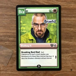 Breaking Bad themed card game, TCG, card concept