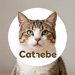 cat theme logo, cat theme banner, cat design, a smiling cat, art photography style, trending on artstation, lovely and cute, fantasy art, 8 k resolution, cynical realism, computer art, conceptual art, modern european ink painting, lowbrow