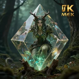 anna podedworna dryad of the forest, mischievous  geometric spell prism, dramatic composition, dramatic composition, dramatic composition, fantasy, mtg, magic the gathering, wizards of the west coast, digital 2d, trending on artstation, artstation, dramatic lighting, blurred background, 8k, 8k, 8k, hyper detailed, ultrarealistic, masterpiece, digital art
