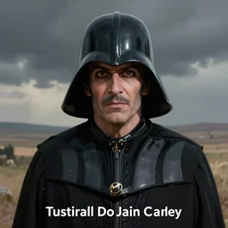 Darth John Candy, painterly style