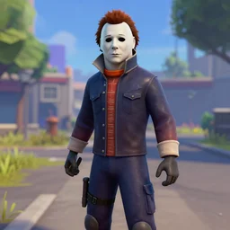 Michael Myers in Fortnite 4K quality super realistic