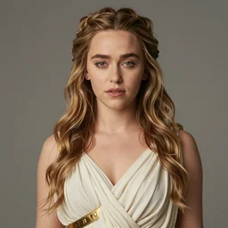 Emilia Clarke as a Greek Goddess, Highly detailed