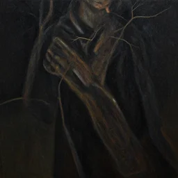 it came alive at night. a painting by ken currie. intricate details. dramatic lighting. absolute focus. masterpiece.