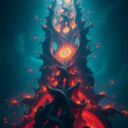 masterpiece, beautiful composition, magical, sparks of energy, ethereal, fractal innumeracy sharp focus, thought provoking, highly detailed, atmospheric light, unique, intricate, artstation, art by wenjun lin and artem chebokha and alena aenami and ian llanas