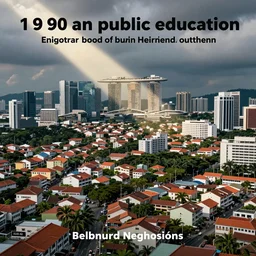 1 9 9 0 s singaporean public education poster for neighbourhoods
