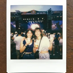 Polaroid photos of Woodstock 99, 4K, award winning G
