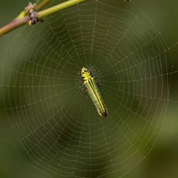 Araniella cucurbitina sitting in its orb web, digital art CGSociety