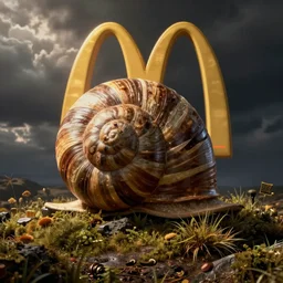 macdonald's snail ad banner