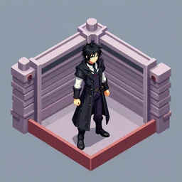 bloodborne as an snes game, screenshot, isometric