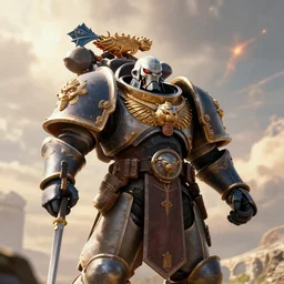 horus from warhammer fantasy character portrait, ultra realistic, wide angle, intricate details, artifacts, luminous skies, highly detailed, highly detailed, cinematic lighting, unreal, natural tpose