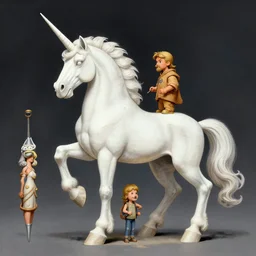 magdeburg unicorn, artwork by tooth wu and wlop and beeple and greg rutkowski