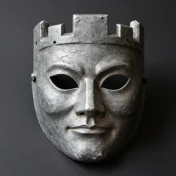 a mask that looks like castle battlements by robert kirkman