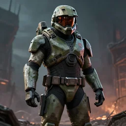 master chief in hell
