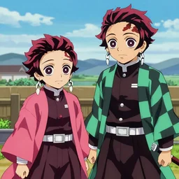 Tanjiro Kamado meets eren yeager